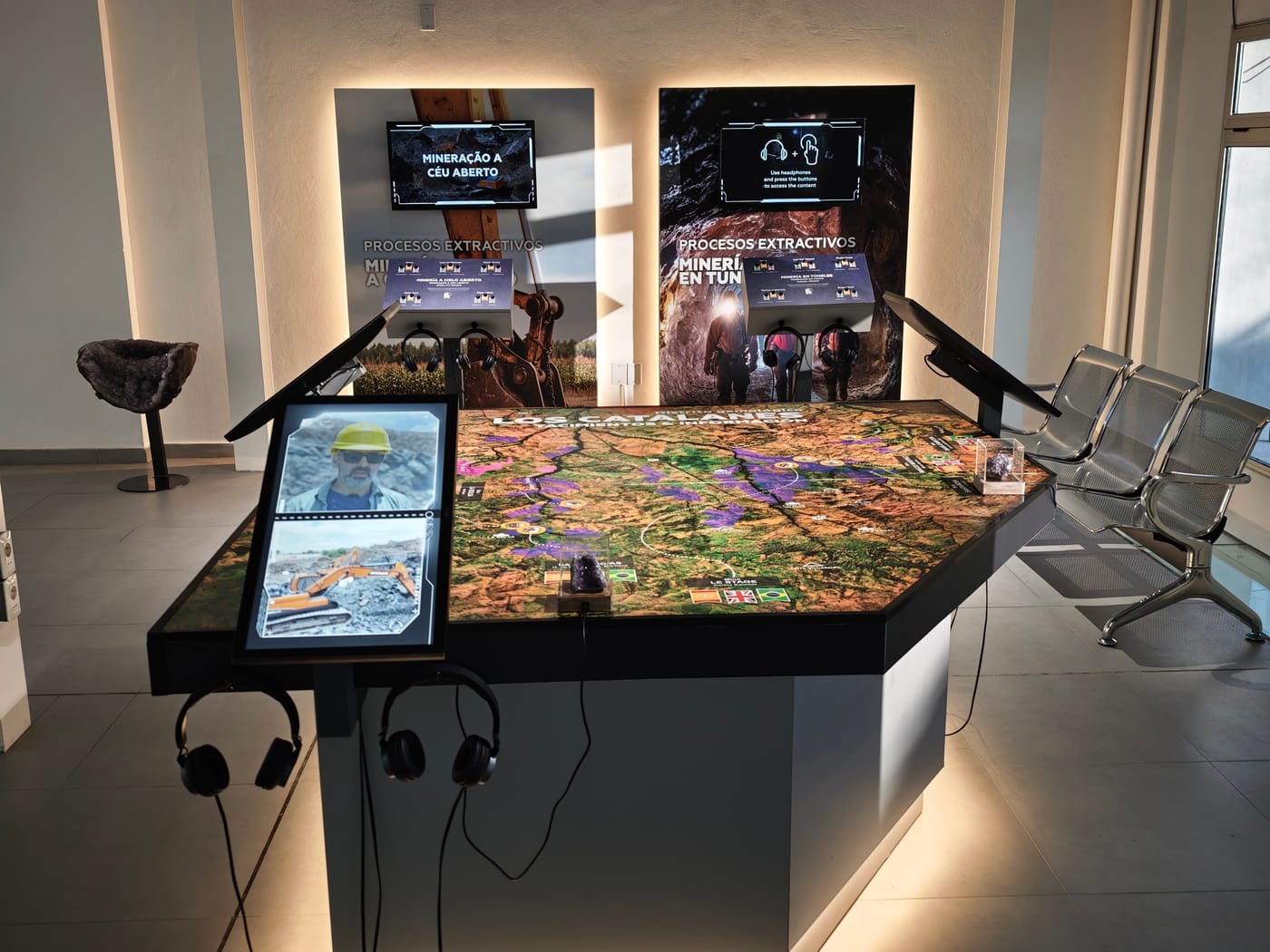 Mesa mapa interactivo